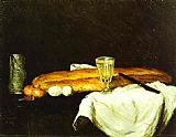 Paul Cezanne Bread and Eggs painting